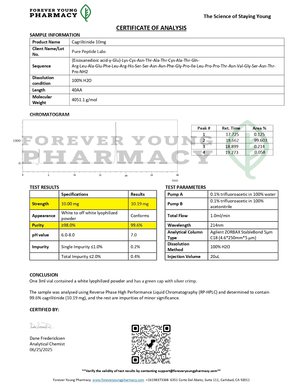 Cagrilintide - Pure Peptide Labs