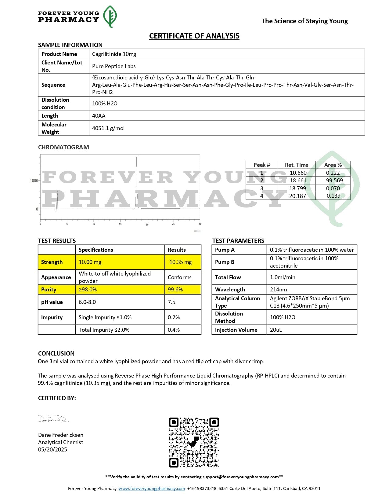 Cagrilintide - Pure Peptide Labs