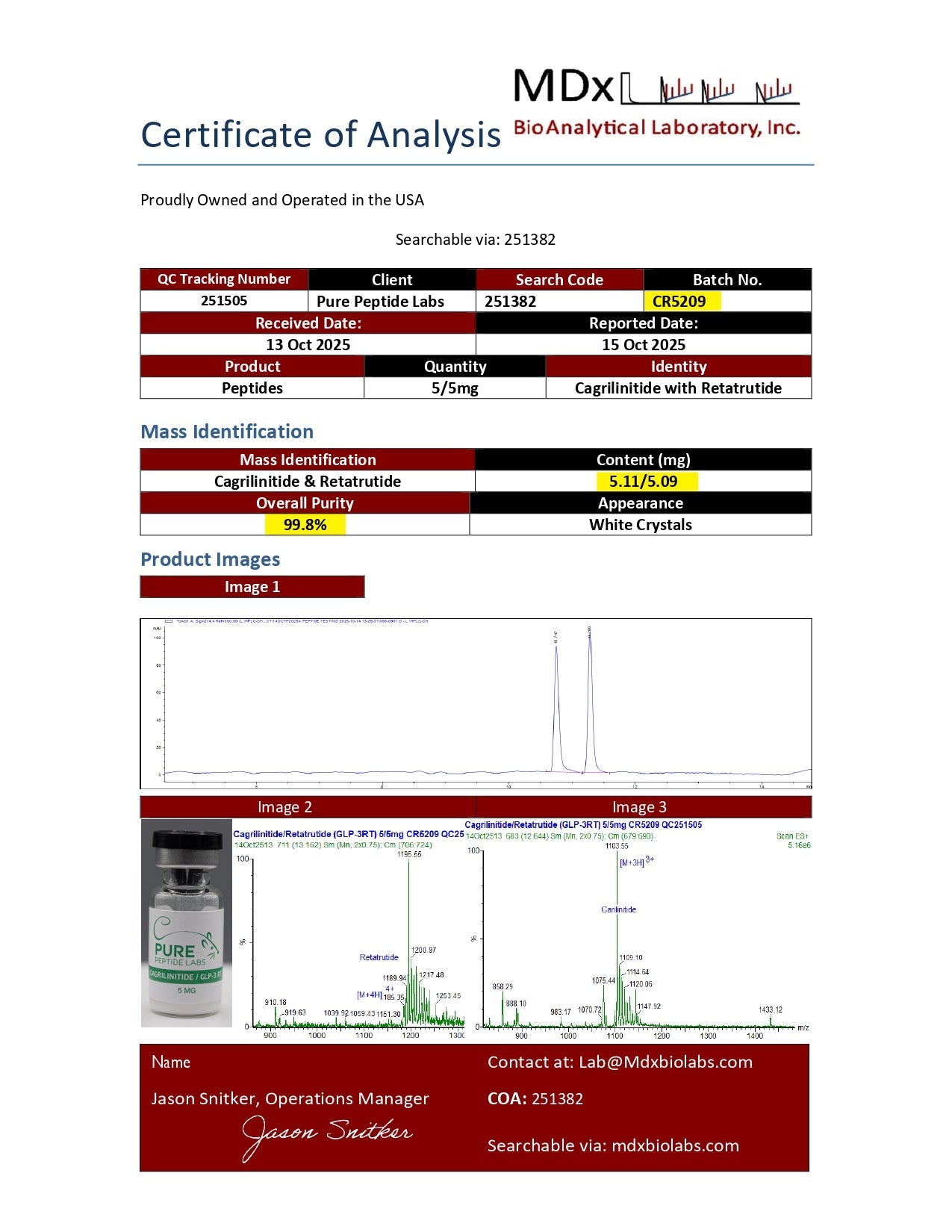 Cagri/Reta Blend - Pure Peptide Labs