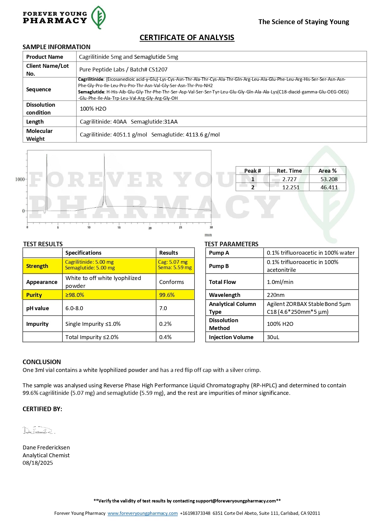 Cagri/Sema Blend - Pure Peptide Labs