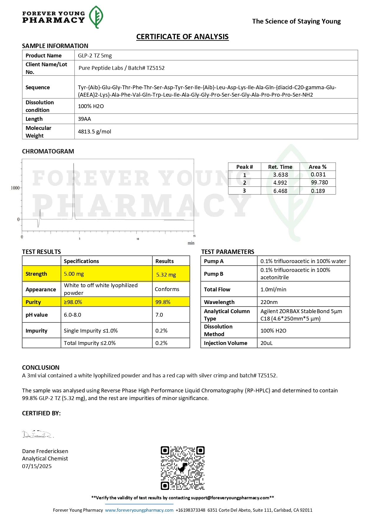 GLP - 2TZ - Pure Peptide Labs