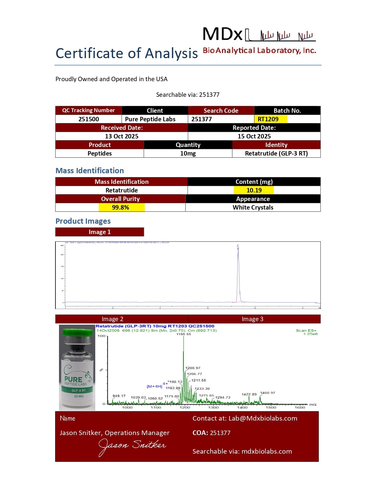 GLP - 3RT - Pure Peptide Labs