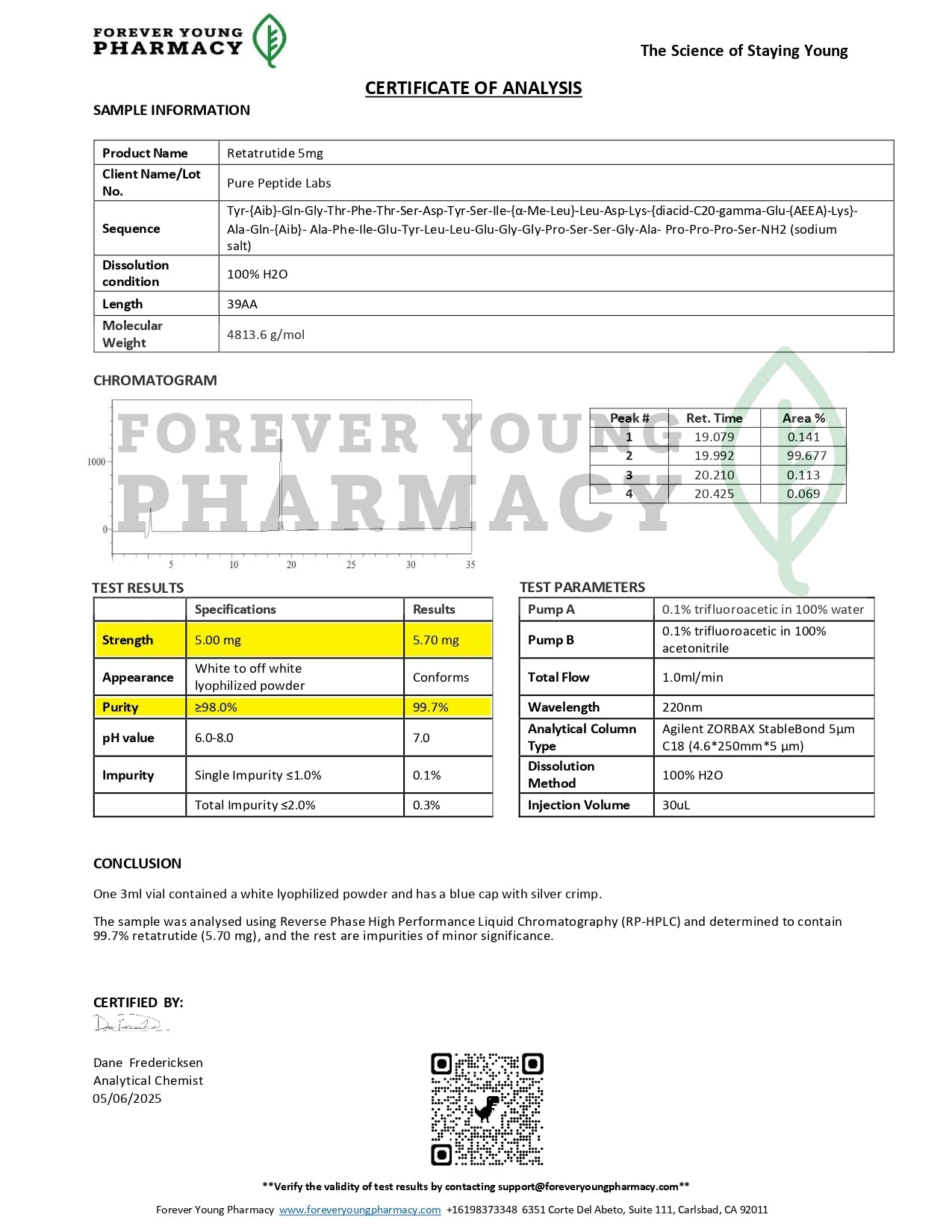 GLP - 3RT - Pure Peptide Labs