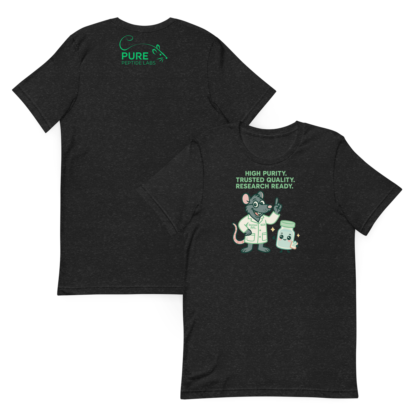Seymour Signature Tee – Support Science, Spark Hope (Unisex) - Pure Peptide Labs
