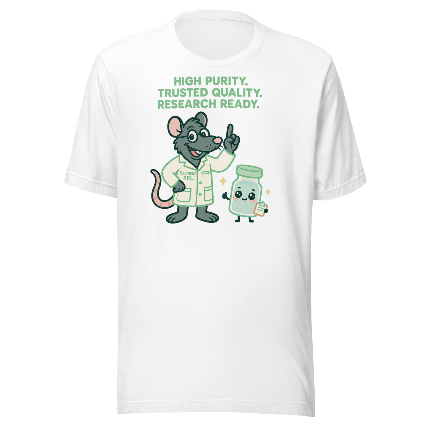 Seymour Signature Tee – Support Science, Spark Hope (Unisex) - Pure Peptide Labs
