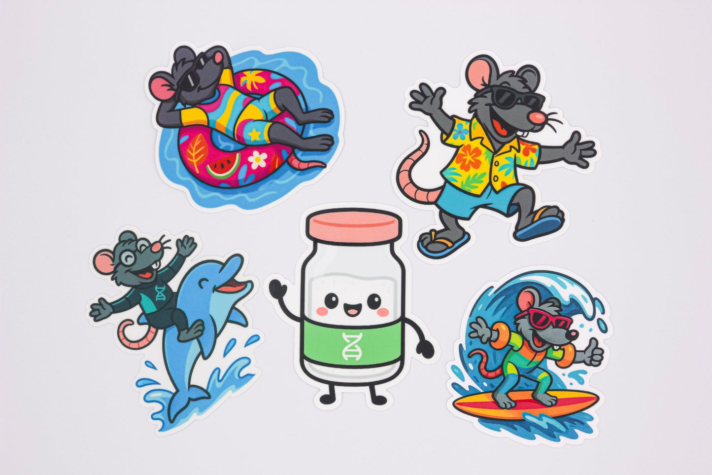 Seymour Sticker Pack – Support Research, Fight Cancer - Pure Peptide Labs