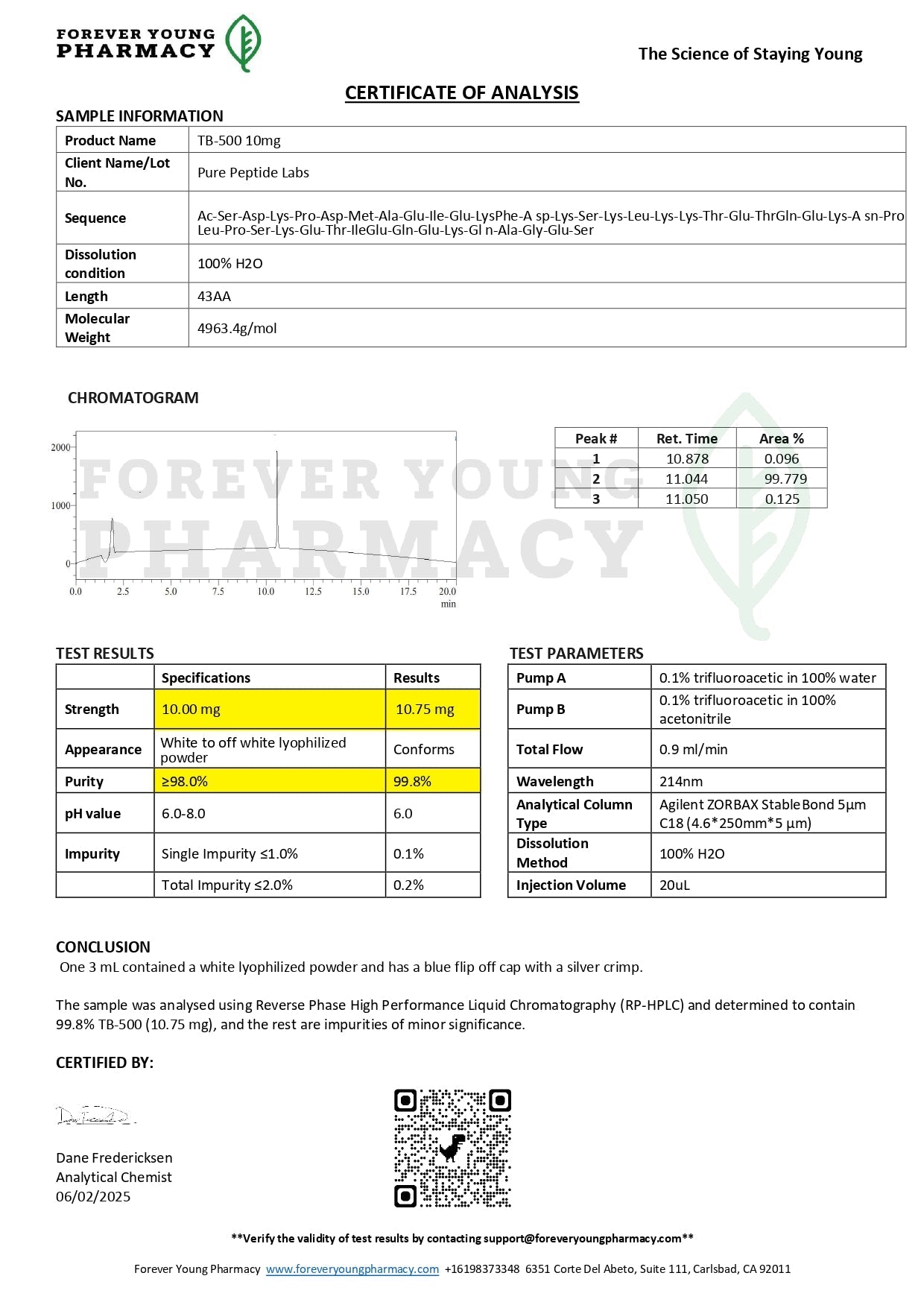 TB - 500 - Pure Peptide Labs