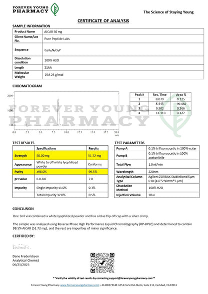 AICAR - Pure Peptide Labs