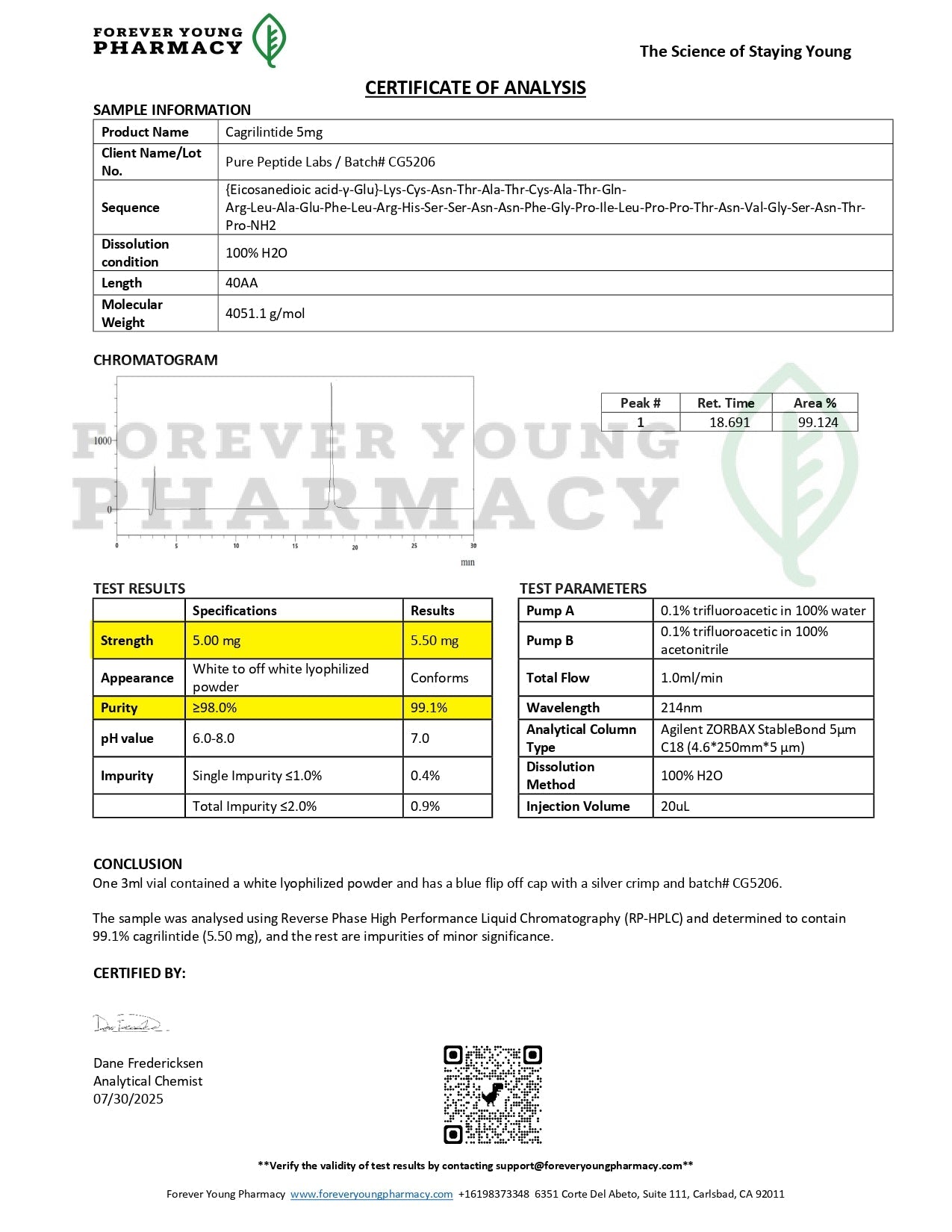 Cagrilintide - Pure Peptide Labs