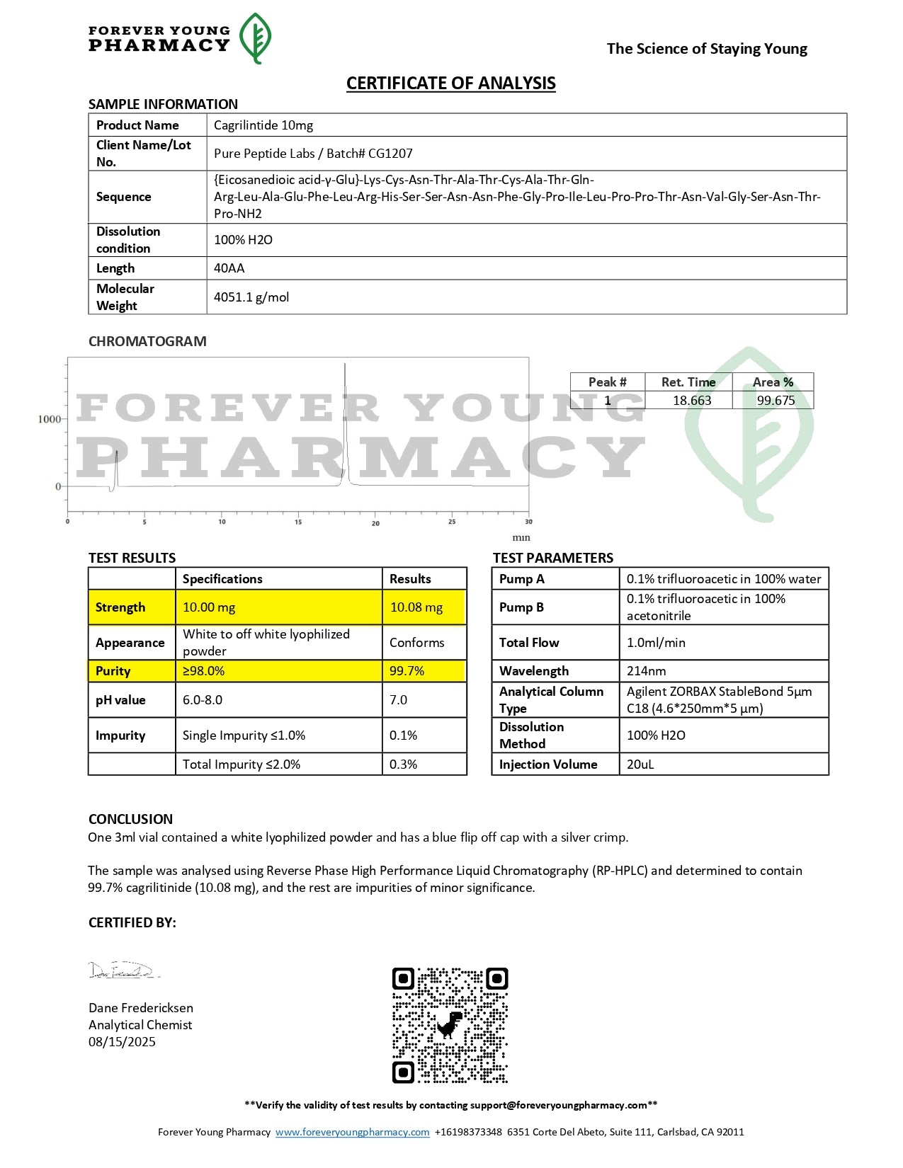 Cagrilintide - Pure Peptide Labs