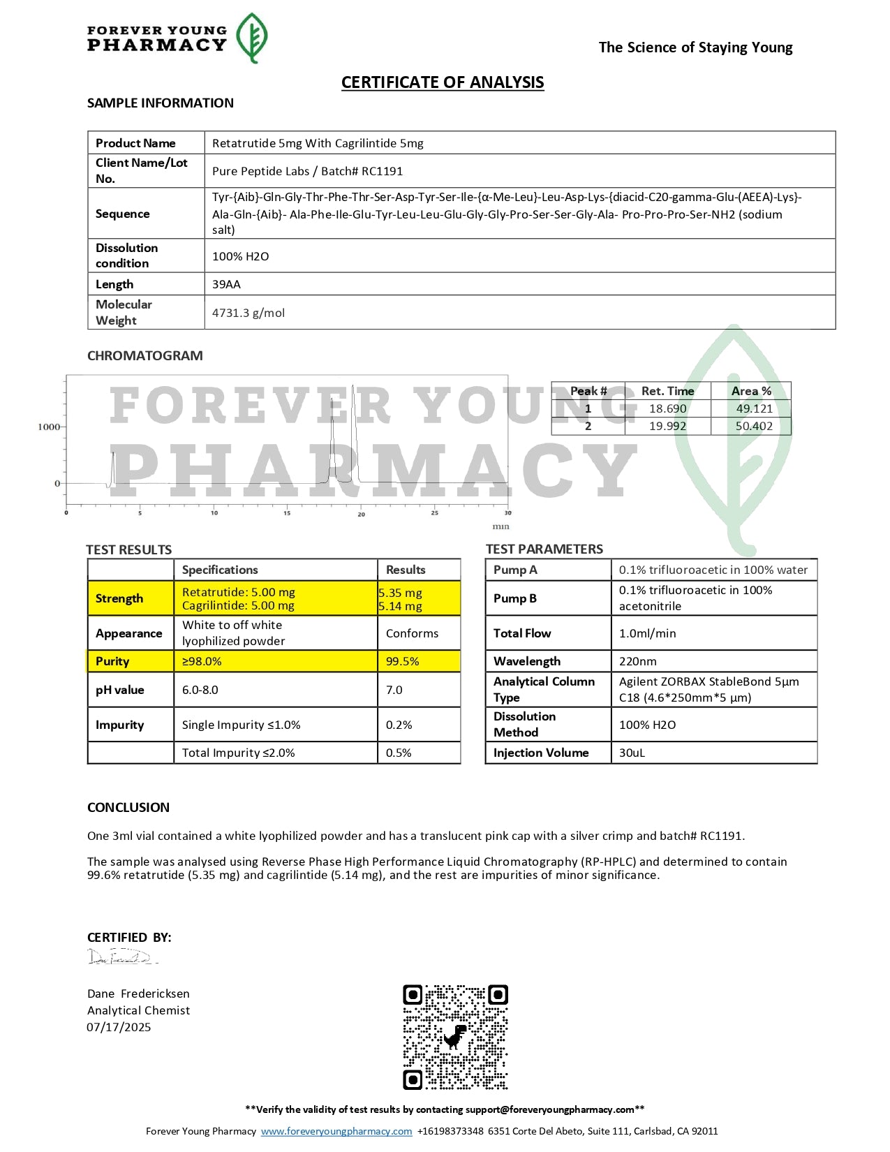 Cagri/Reta Blend - Pure Peptide Labs
