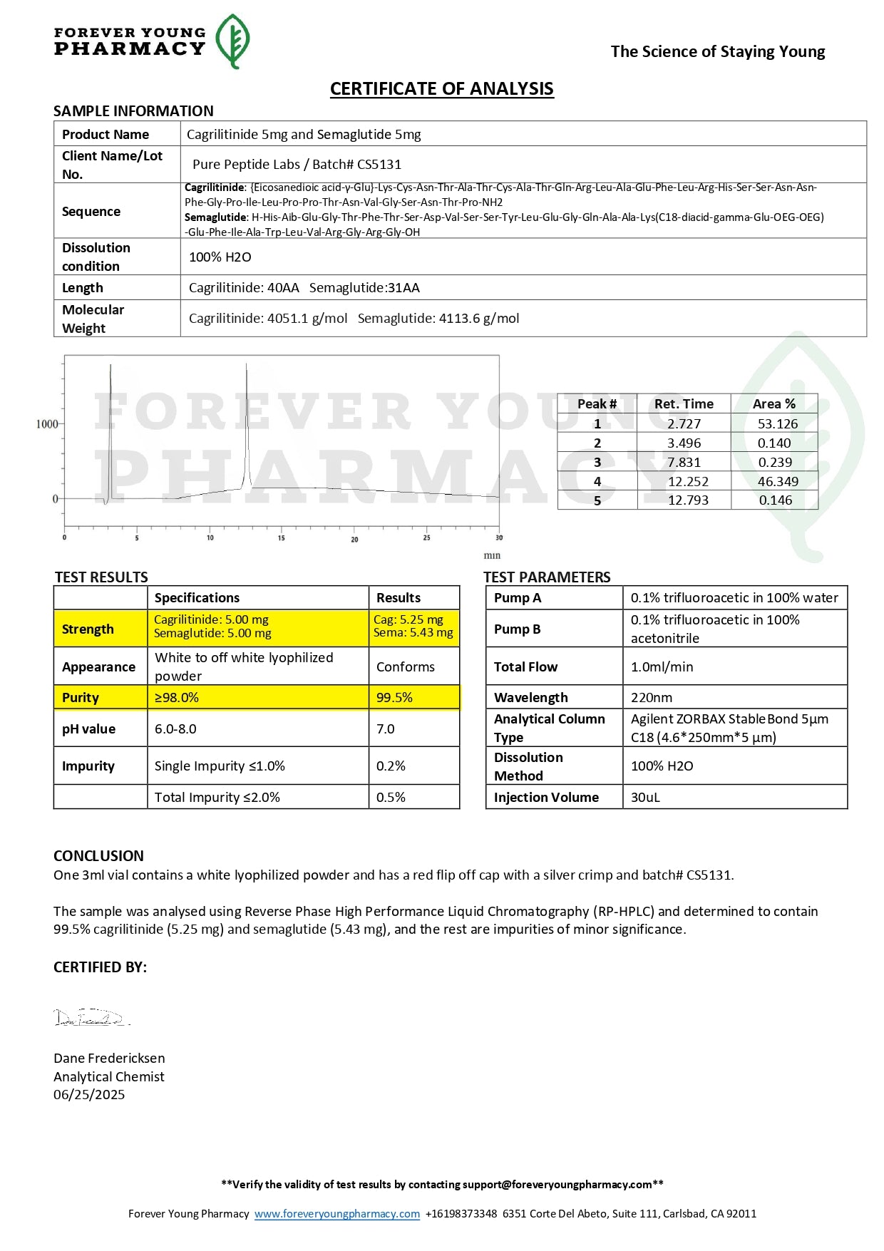 Cagri/Sema Blend - Pure Peptide Labs