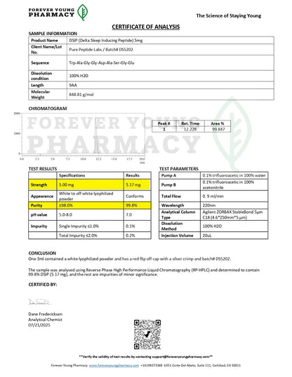 DSIP - Pure Peptide Labs