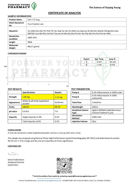 GLP - 2TZ - Pure Peptide Labs