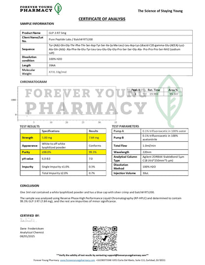 GLP - 3RT - Pure Peptide Labs
