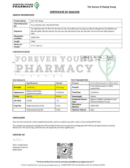 GLP - 3RT - Pure Peptide Labs