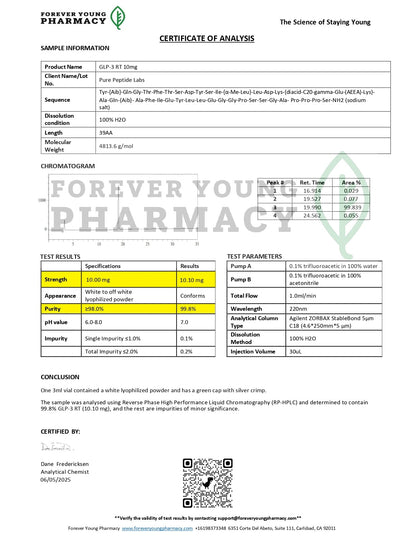 GLP - 3RT - Pure Peptide Labs