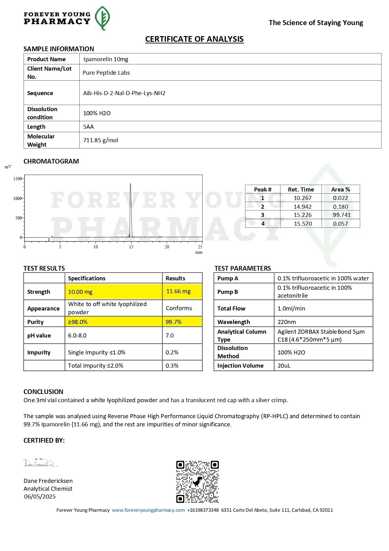 Ipamorelin - Pure Peptide Labs