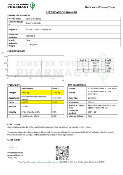 Ipamorelin - Pure Peptide Labs