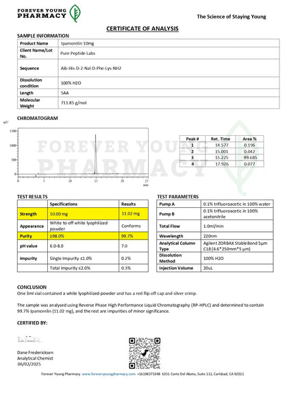 Ipamorelin - Pure Peptide Labs