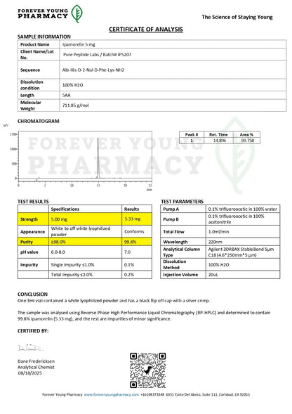 Ipamorelin - Pure Peptide Labs