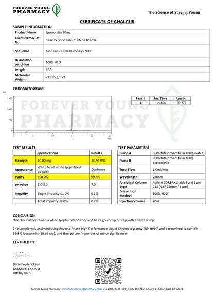 Ipamorelin - Pure Peptide Labs