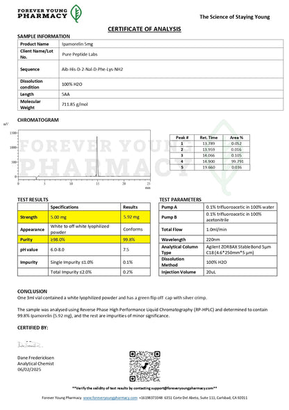 Ipamorelin - Pure Peptide Labs