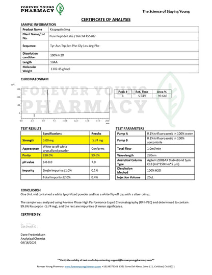 Kisspeptin - Pure Peptide Labs
