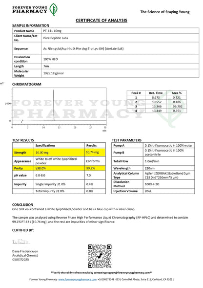 PT - 141 - Pure Peptide Labs
