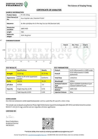 PT - 141 - Pure Peptide Labs