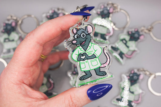 🔑 Seymour Keychain – Support Science in Style - Pure Peptide Labs