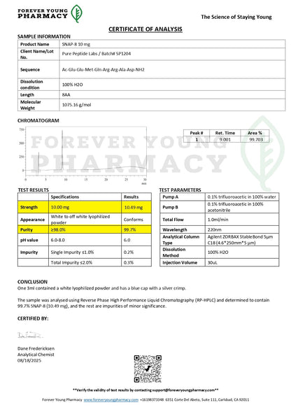 SNAP - 8 - Pure Peptide Labs