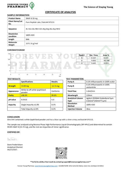 SNAP - 8 - Pure Peptide Labs